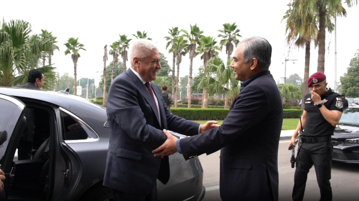 Pakistan Interior Minister Mohsin Naqvi meets Russian Interior Minister Vladimir Kolokoltsev in Islamabad to discuss an extradition treaty and security cooperation.